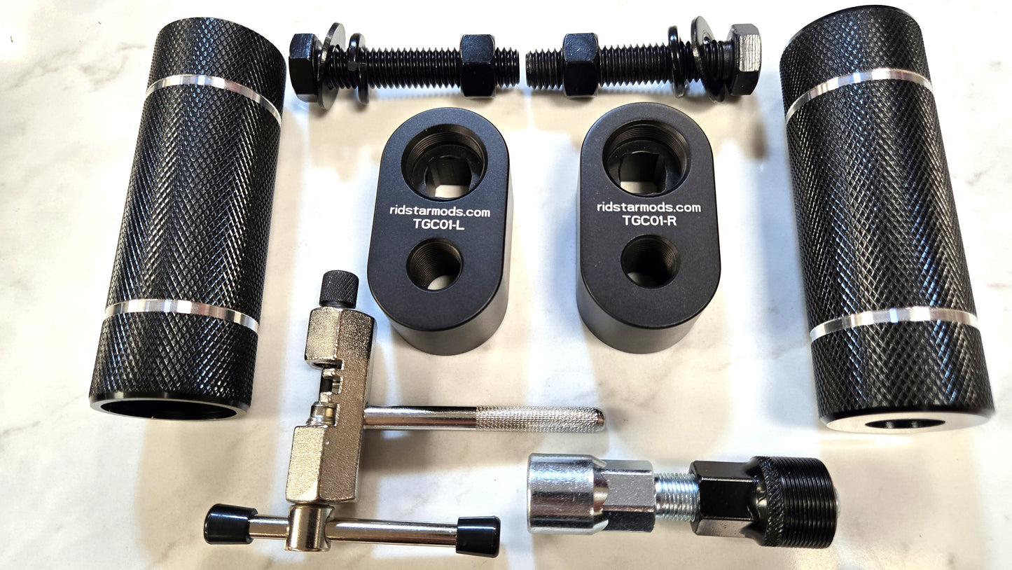 FootPeds for Ridstar, MacFox, and Others -- Low-Key Footpeg Conversion Kit (Just Dropped!)