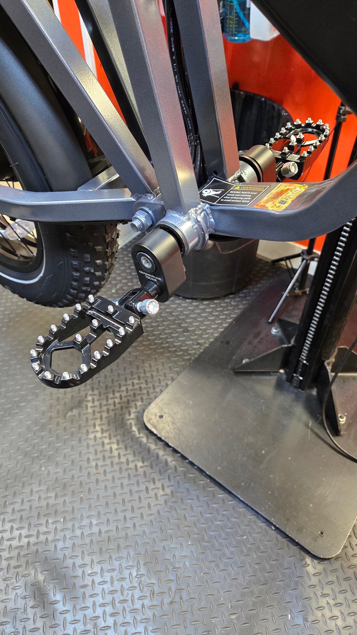 FootPeds Ultra MX for Ridstar, MacFox, Super73, and Others -- Low-Key MX Footrest Foot Peg Conversion Kit (Just Dropped!)