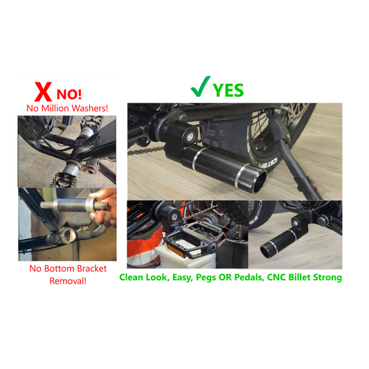 FootPeds for Ridstar and MacFox -- Low-Key Footpeg Conversion Kit (Just Dropped!)